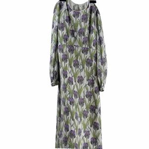 Darling London Purple Green Crocus Dress